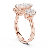Gold Ring DDLR-779, Rose Gold, view 1