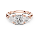 Gold Ring DDLR-853, Rose Gold, view 4