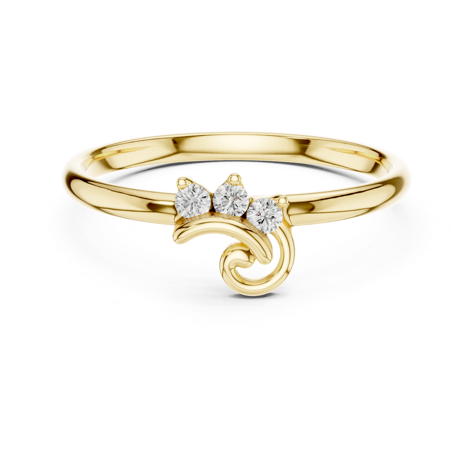 Gold Ring 1 (361), Yellow Gold, view 4