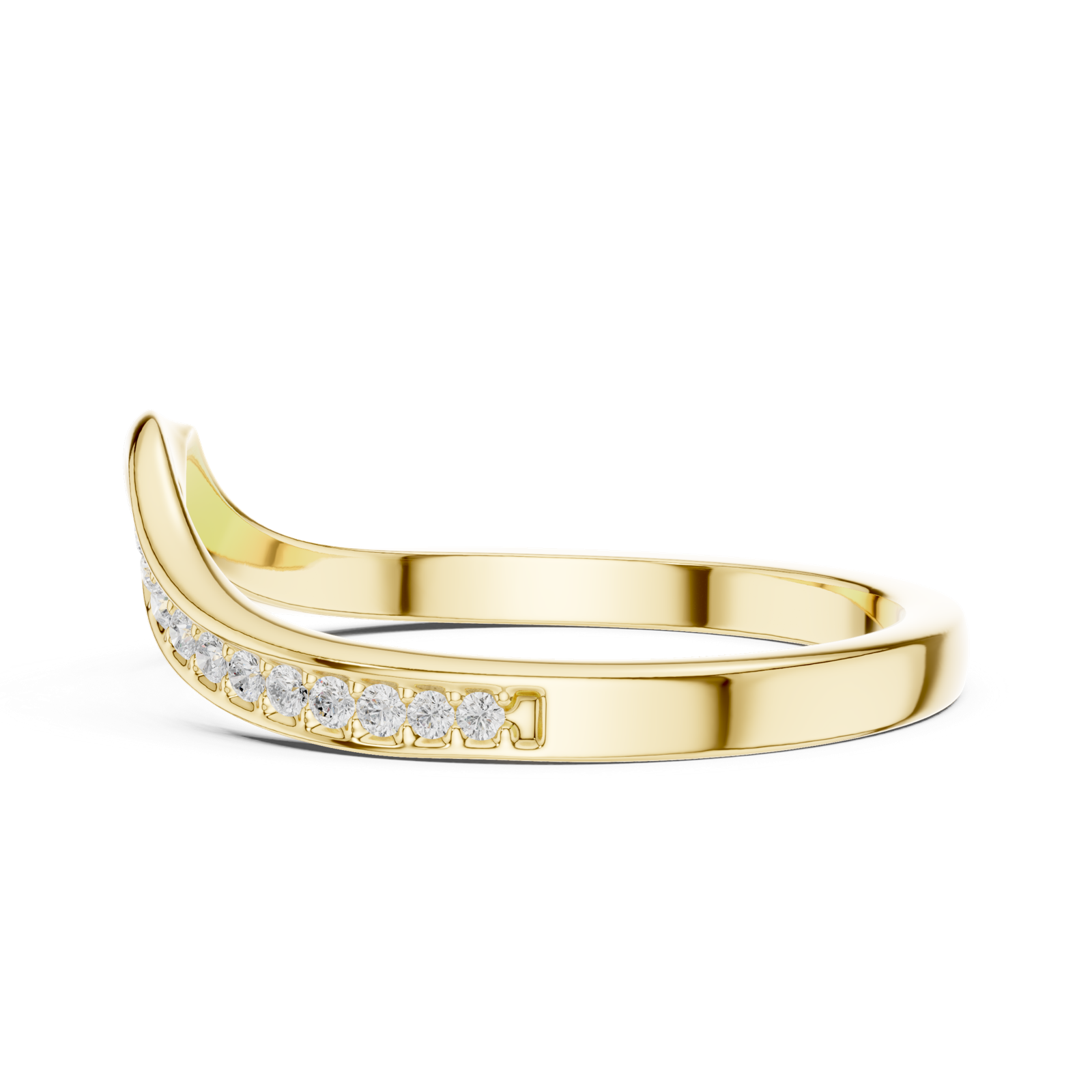 Gold Ring SBWR(61), Yellow Gold, view 3