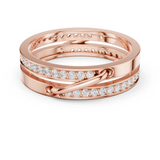Gold Ring R27-01-2, Rose Gold