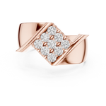 Gold Ring SBMR(17), Rose Gold, view 4
