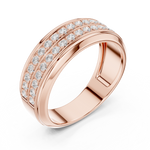 Gold Ring SBMR(8), Rose Gold, view 2
