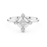 Gold Ring 1 (162), White Gold, view 4