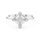 Gold Ring 1 (162), White Gold, view 4