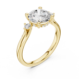 Gold Ring DDLR-975, Yellow Gold, view 2