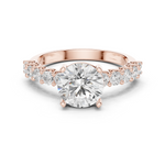 Gold Ring DDLR-819, Rose Gold