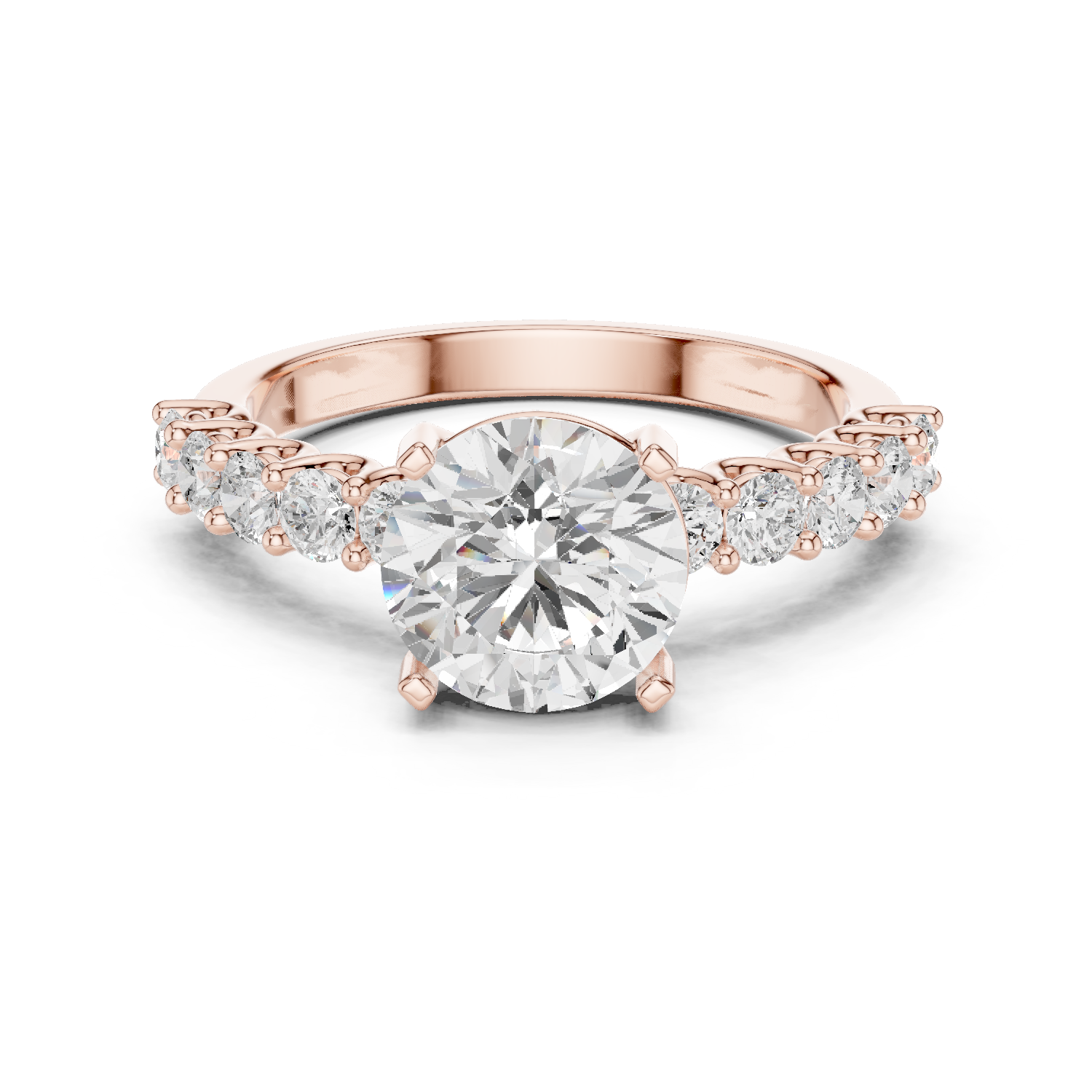 Gold Ring DDLR-819, Rose Gold