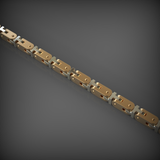 14K Solid Gold Men's Chain Necklace, Yellow Gold