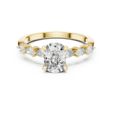 Gold Ring DDLR-168, Yellow Gold, view 4