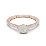 Gold Ring 19-120011L, Rose Gold