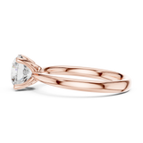 Gold Ring DDLR-645, Rose Gold, view 3