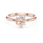 Gold Ring 1 (363), Rose Gold, view 4