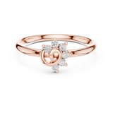 Gold Ring 1 (363), Rose Gold, view 4