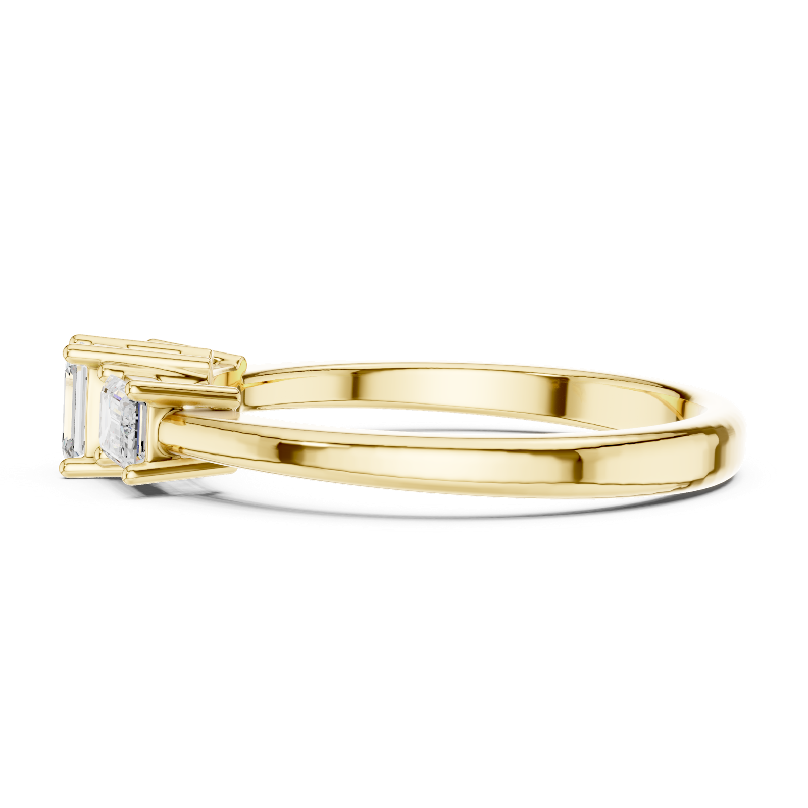 Gold Ring DDLR-480, Yellow Gold, view 3