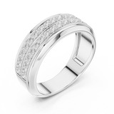 Gold Ring SBMR(8), White Gold, view 2
