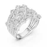 Gold Ring DDLR-866, White Gold, view 2