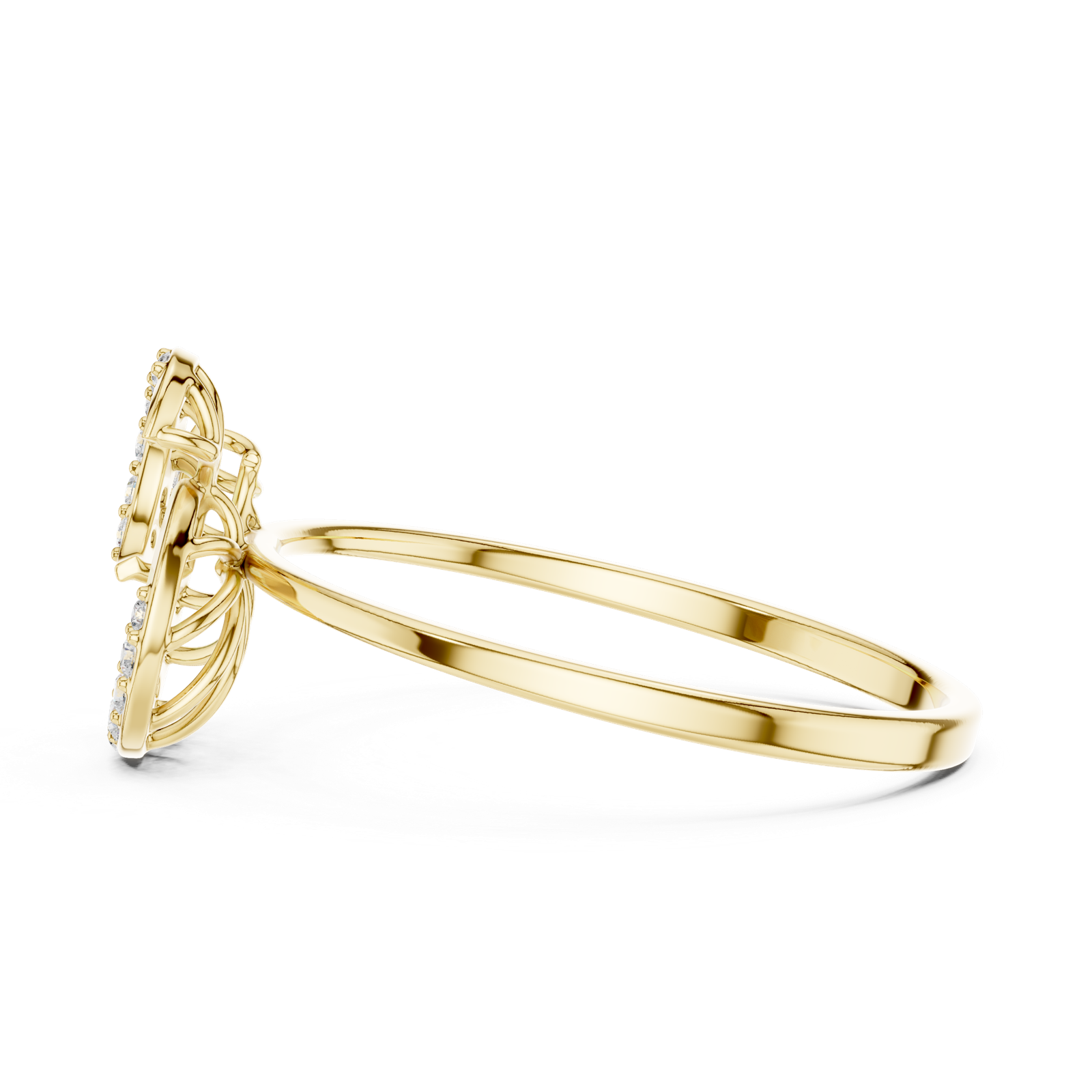 Gold Ring 1 (115), Yellow Gold, view 3