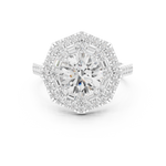 Gold Ring DDLR-326, White Gold, view 4