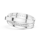 Gold Ring SBMR(41), White Gold, view 3