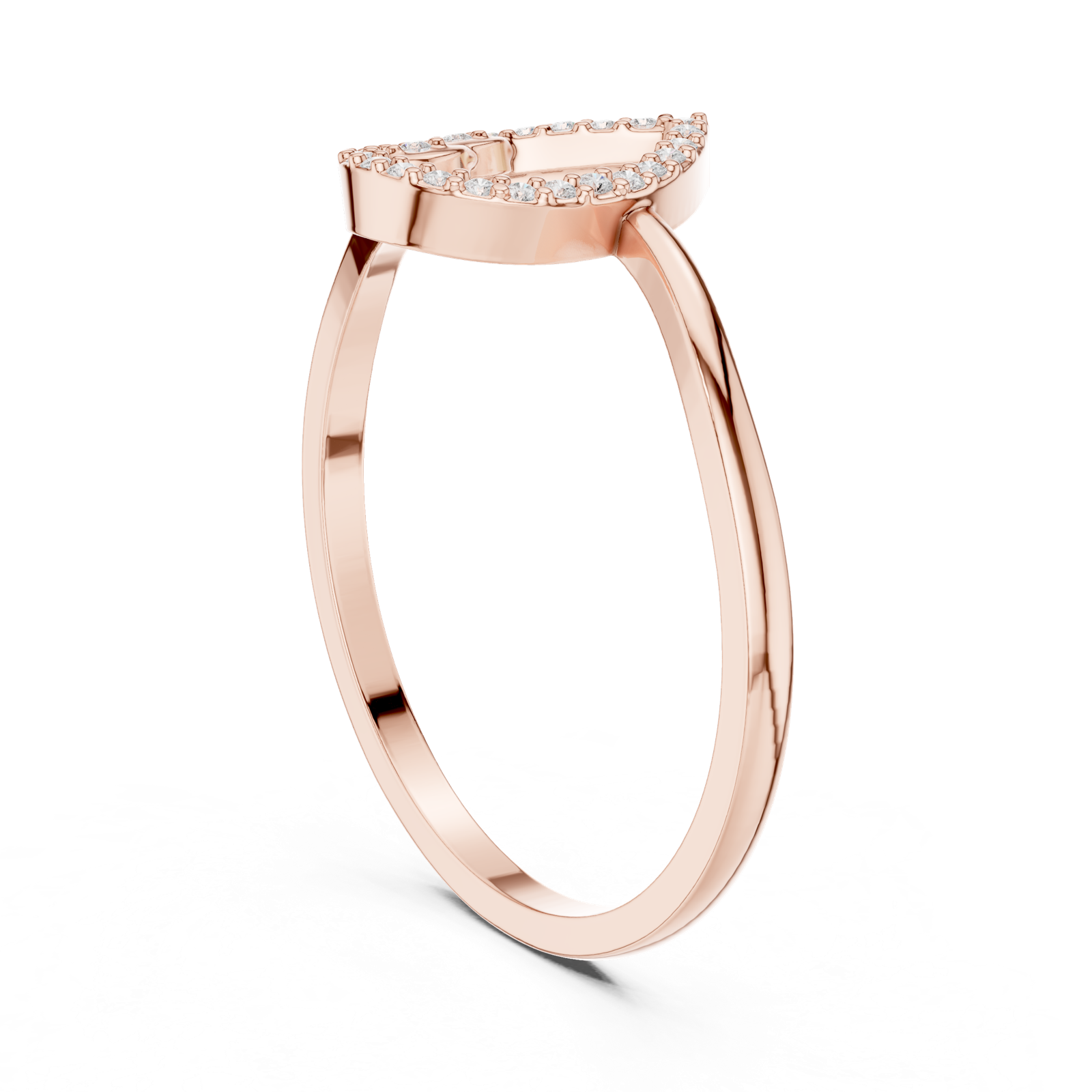 Gold Ring DDLR-469, Rose Gold