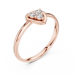 Gold Ring Ledis Ring, Rose Gold, view 2
