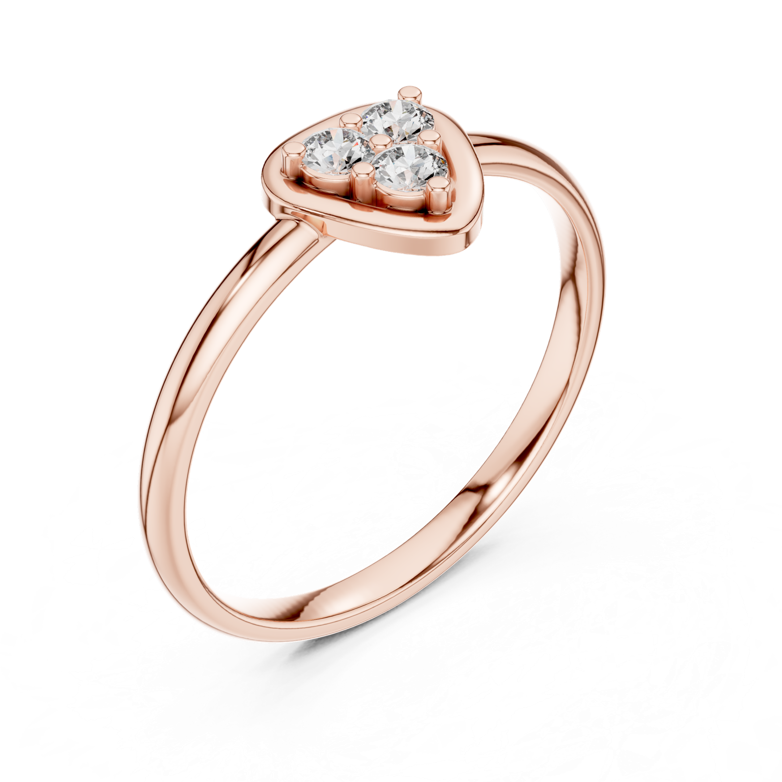 Gold Ring Ledis Ring, Rose Gold, view 2