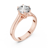 Gold Ring LR-0037, Rose Gold, view 2