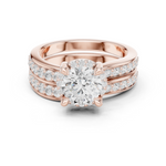 Gold Ring DDLR-294, Rose Gold