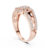 Gold Ring LR-01 (2), Rose Gold, view 1