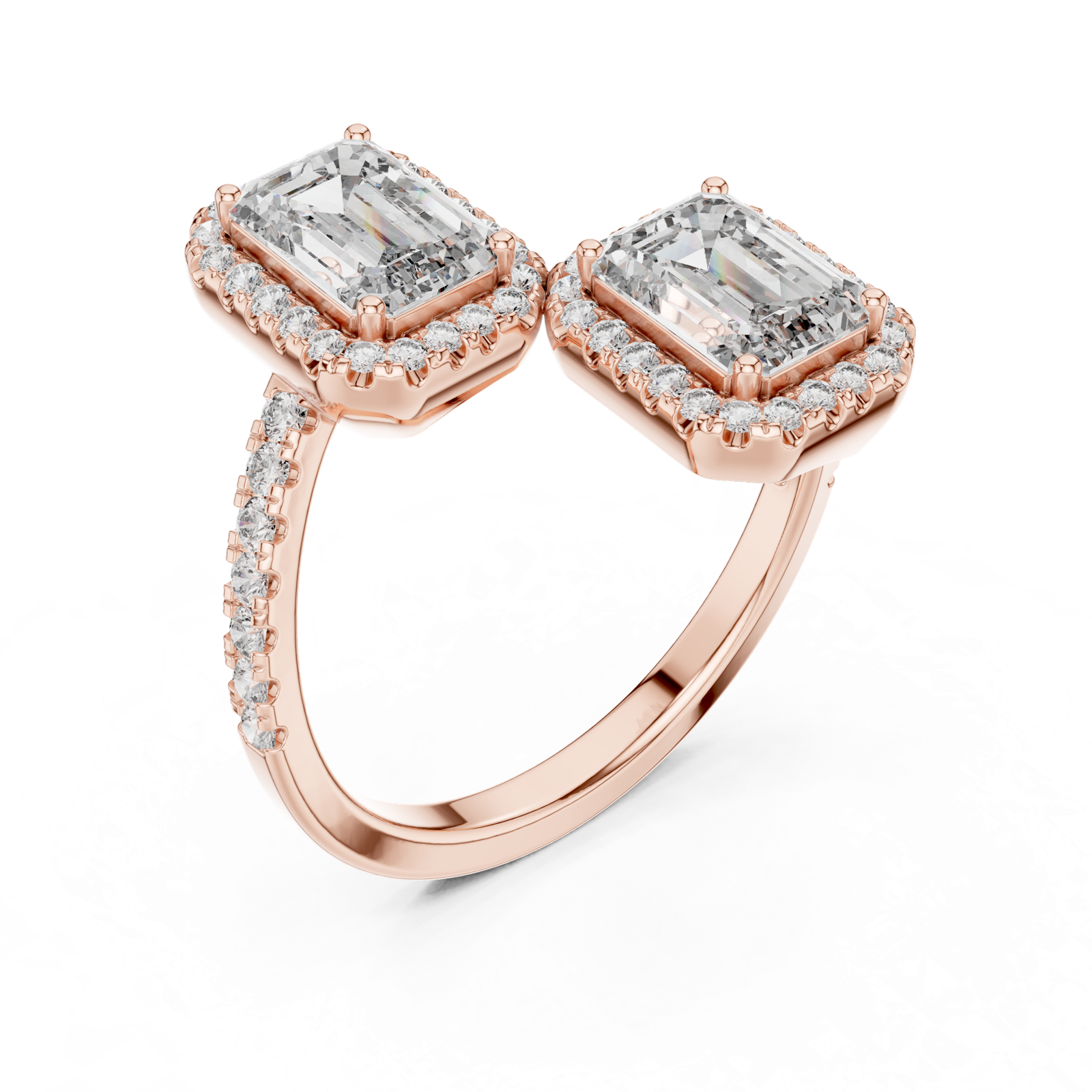 Gold Pendant 9-10008L_15, Rose Gold, view 2