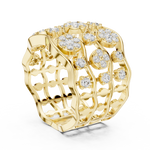 Gold Ring DDLR-813, Yellow Gold, view 1