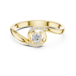 Gold Ring DDLR-841, Yellow Gold, view 4