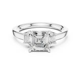 Gold Ring DDLR-867, White Gold, view 4