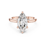 Gold Ring DDLR-985, Rose Gold, view 4