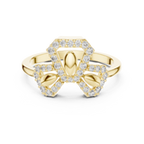 Gold Ring LR-01 (81), Yellow Gold, view 4