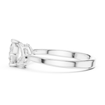 Gold Ring DDLR-515, White Gold, view 3