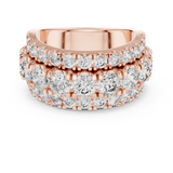 Gold Ring DDLR-047, Rose Gold, view 4