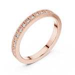 Gold Ring DDLR-229, Rose Gold, view 2