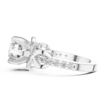 Gold Ring DDLR-188, White Gold, view 3