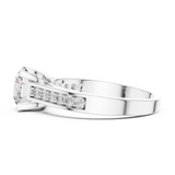 Gold Ring LR-0035, White Gold, view 3