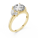 Gold Ring DDLR-074, Yellow Gold, view 2