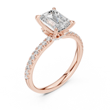 Gold Ring DDLR-1011, Rose Gold, view 2