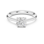 Gold Ring DDLR-566, White Gold, view 4