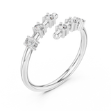 Gold Ring L28-15, White Gold, view 2