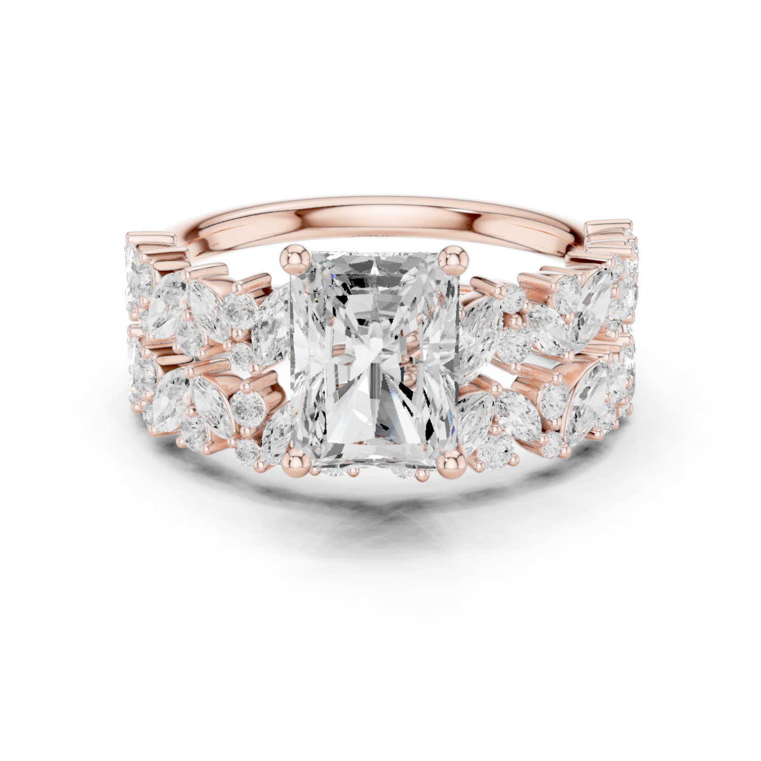 Gold Ring DDLR-946, Rose Gold