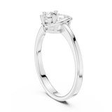 Gold Ring L03-1347, White Gold