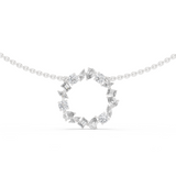 Gold Pendant GNK-0011, White Gold