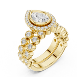 Gold Ring DDLR-296, Yellow Gold, view 2
