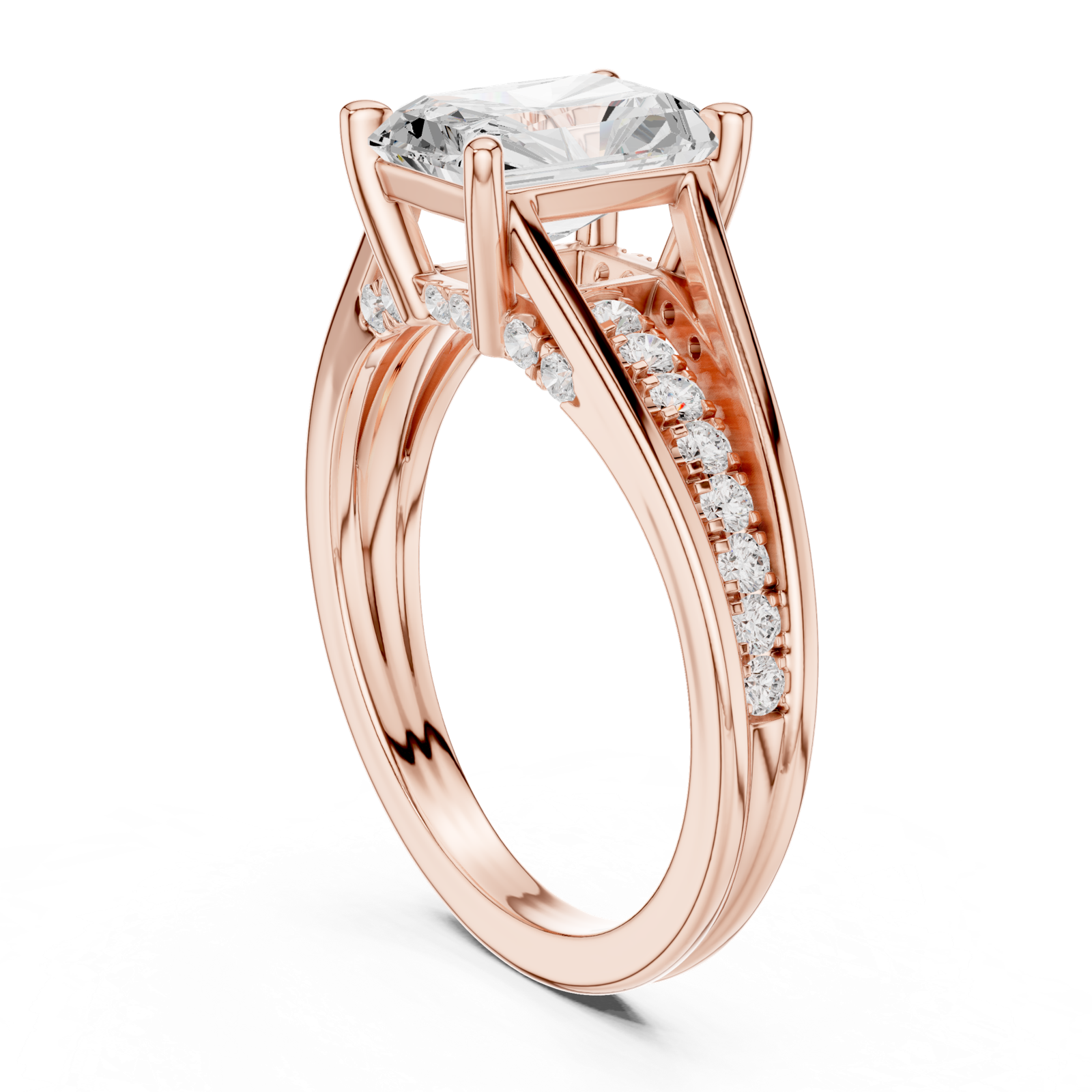 Gold Ring DDLR-998, Rose Gold